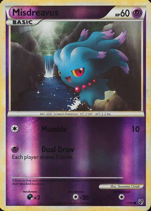 2010 HeartGold & SoulSilver: Undaunted #57/90 Reverse Holo