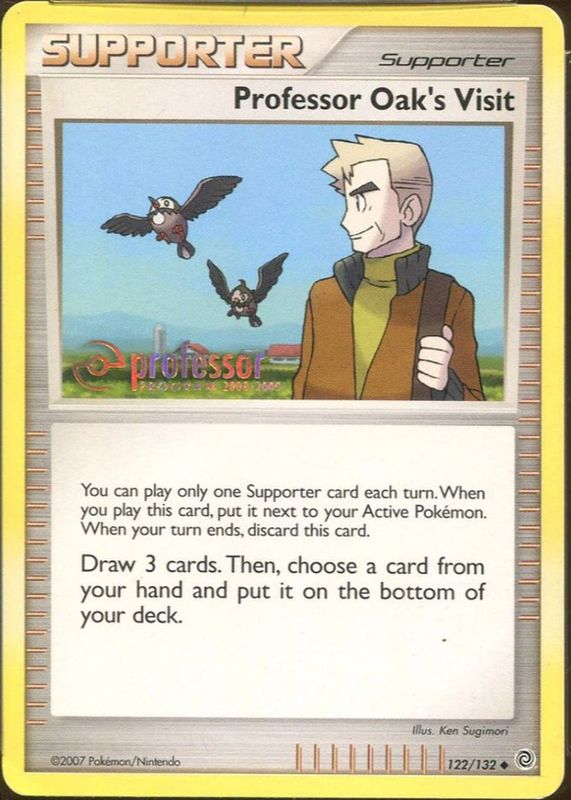 2007 Diamond & Pearl: Secret Wonders #122/132 Promo (Professor Program)