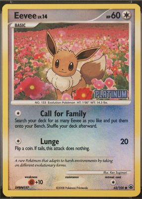 2008 Diamond & Pearl: Majestic Dawn #062/100 Promo (Burger King Collection)
