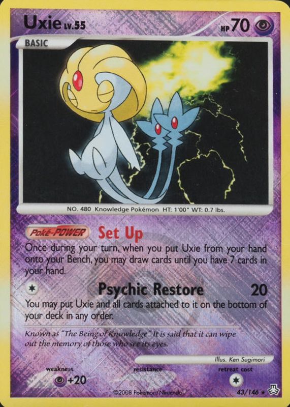 2008 Diamond & Pearl: Legends Awakened #043/146 Promo (League Play)