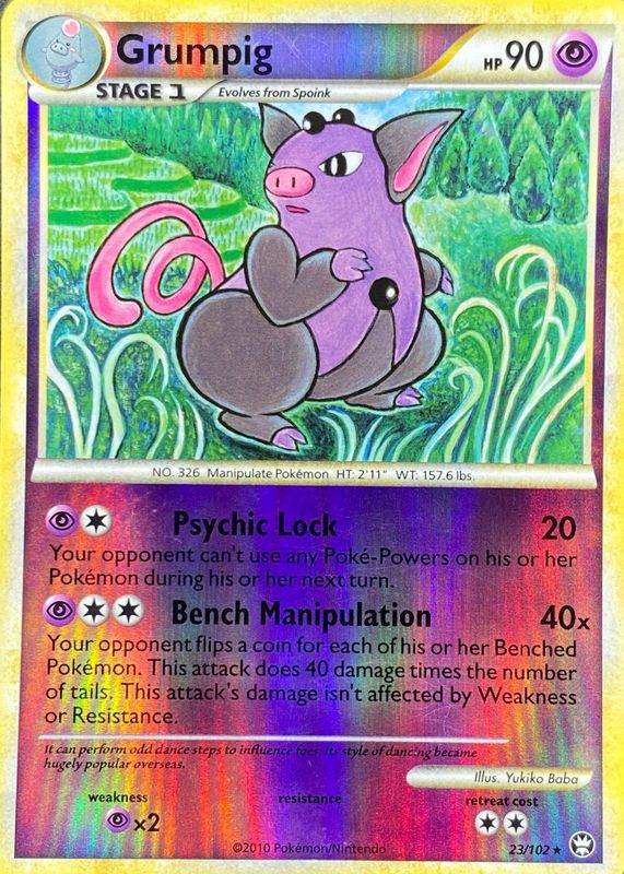 2010 HeartGold & SoulSilver: Triumphant #023/102 Reverse Holo