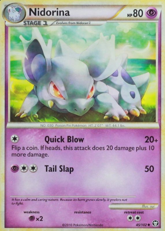 2010 HeartGold & SoulSilver: Triumphant #045/102 Base