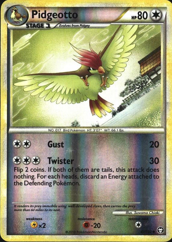 2010 HeartGold & SoulSilver: Triumphant #047/102 Reverse Holo