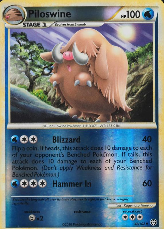 2010 HeartGold & SoulSilver: Triumphant #048/102 Reverse Holo