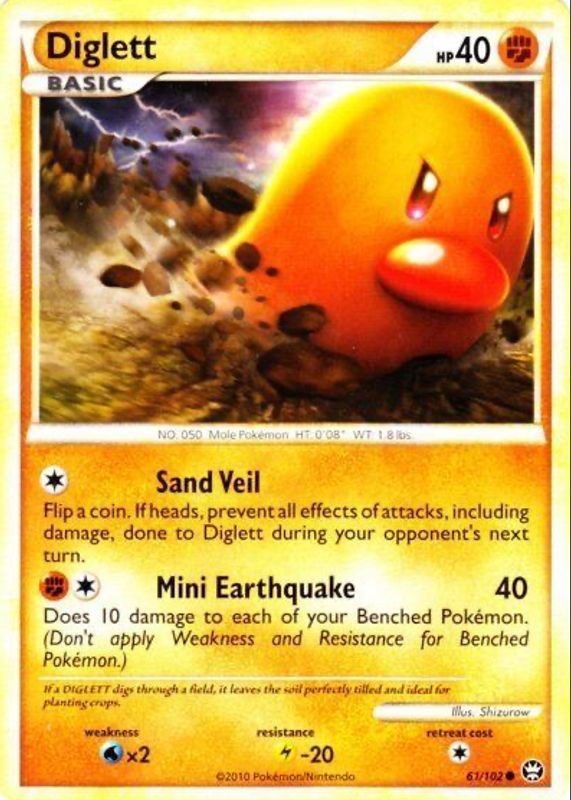 2010 HeartGold & SoulSilver: Triumphant #061/102 Base