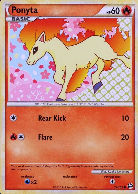 2010 HeartGold & SoulSilver: Triumphant #072/102 Base