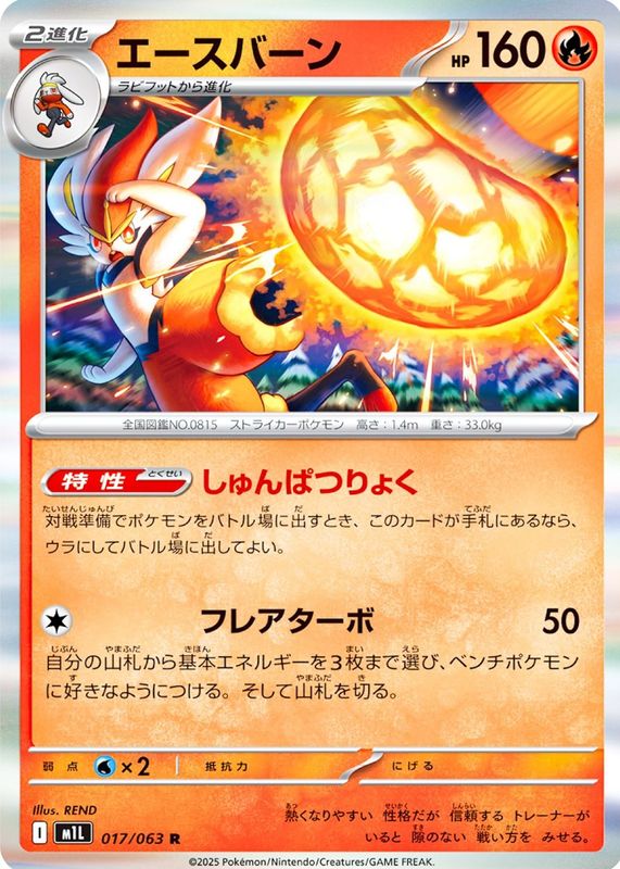 cinderace pokemon card holographic TCG - V Fusion Strike Full Art Holo 044/264 RarityPromo Hit Points170 HP Ability Libero Once during your turn Cinderace 2025 Japanese Mega Brave