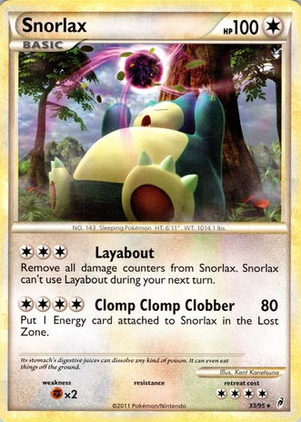 1995 snorlax pokemon card value PSA 7 SNORLAX-HOLO CL-PRERELEASE-STAFF