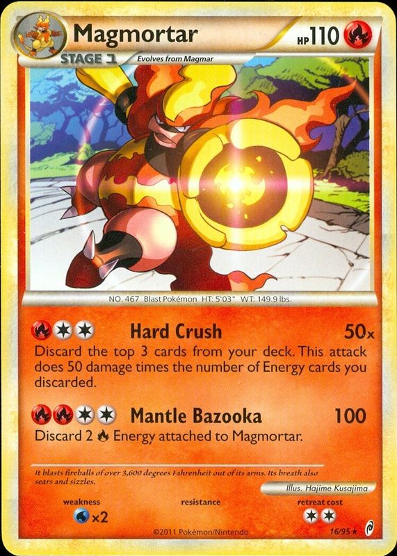 Magmortar 2011 Call of Legends #16/95 Promo (Recon Theme Deck) RAW TCG (LIGHTLY PLAYED)