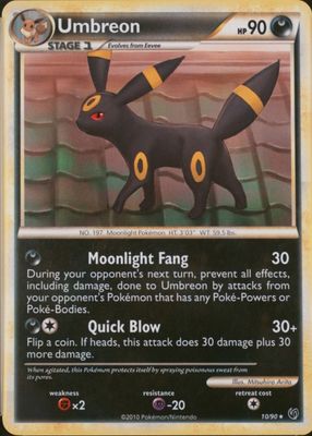 2010 HeartGold & SoulSilver: Undaunted #10/90 Promo (Nightfall Theme Deck)