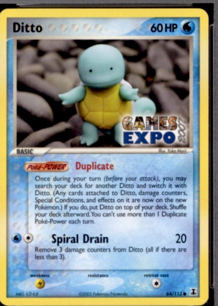 Ditto 2005 EX: Delta Species #064/113 Promo (Games Expo) Price Guide ...