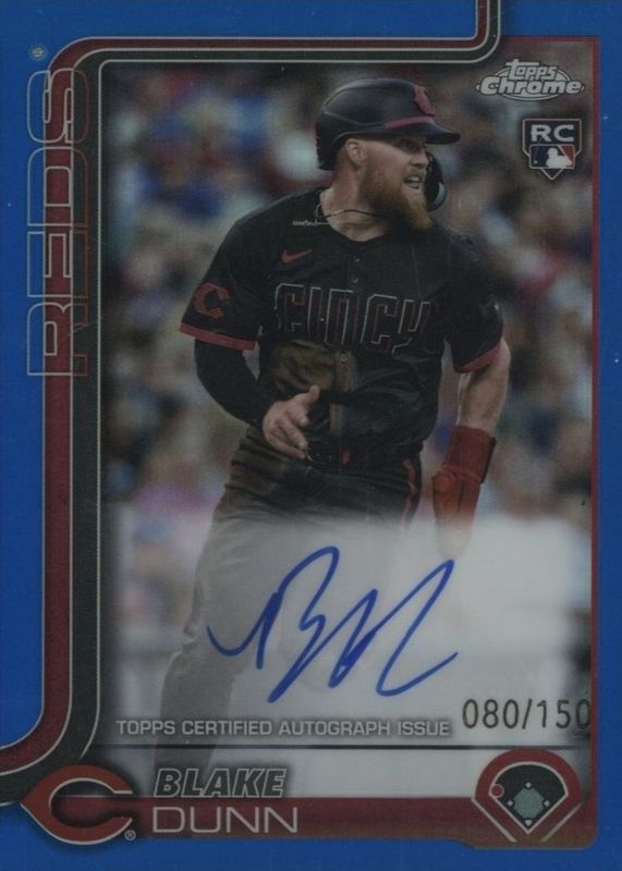 2025 Topps Chrome #RA-BD Rookie Autographs - Blue Refractor /150