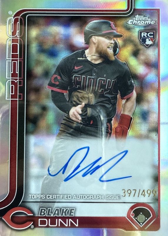 2025 Topps Chrome #RA-BD Rookie Autographs - Refractor /499