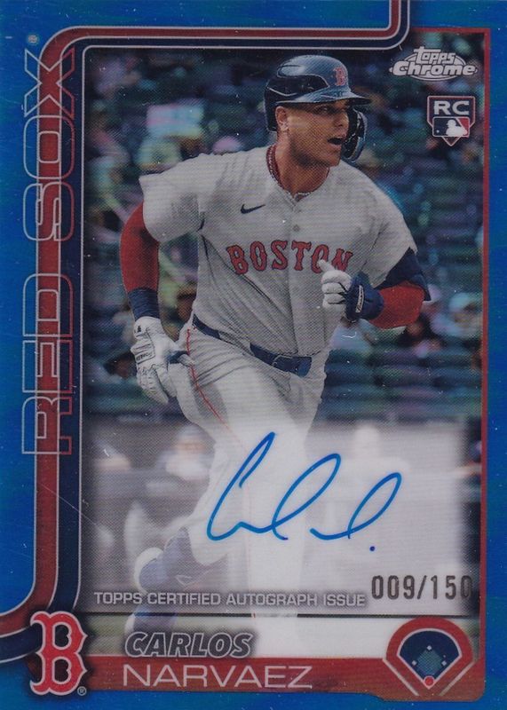 2025 Topps Chrome #RA-CAN Rookie Autographs - Blue Refractor /150