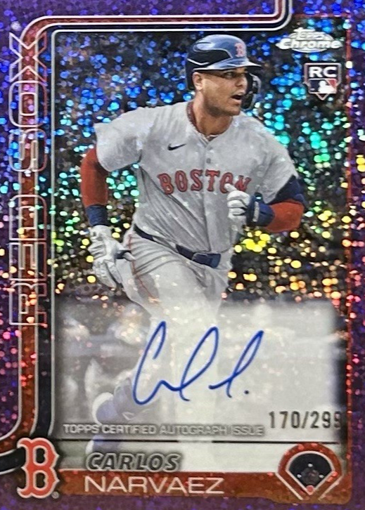 Carlos Narvaez 2025 Topps Chrome #RA-CAN Rookie Autographs