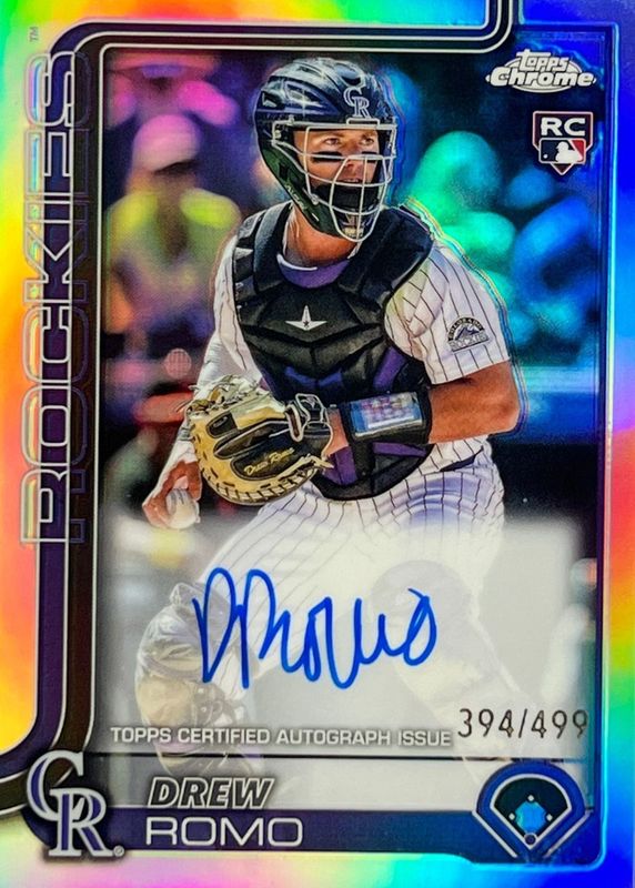 2025 Topps Chrome #RA-DRR Rookie Autographs - Refractor /499