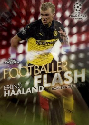 2019 Topps Chrome UEFA Champions League #FF-EH Footballer Flash - Red Refractor /10