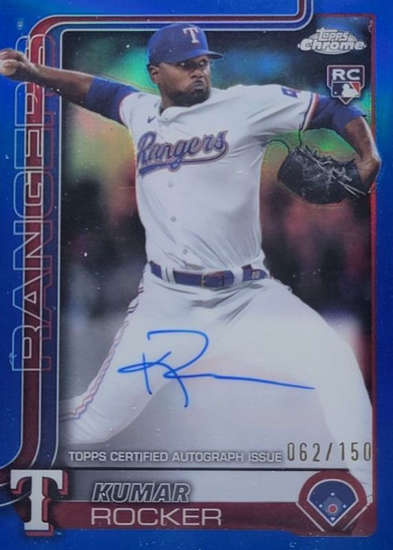 2025 Topps Chrome #RA-KR Rookie Autographs - Blue Refractor /150