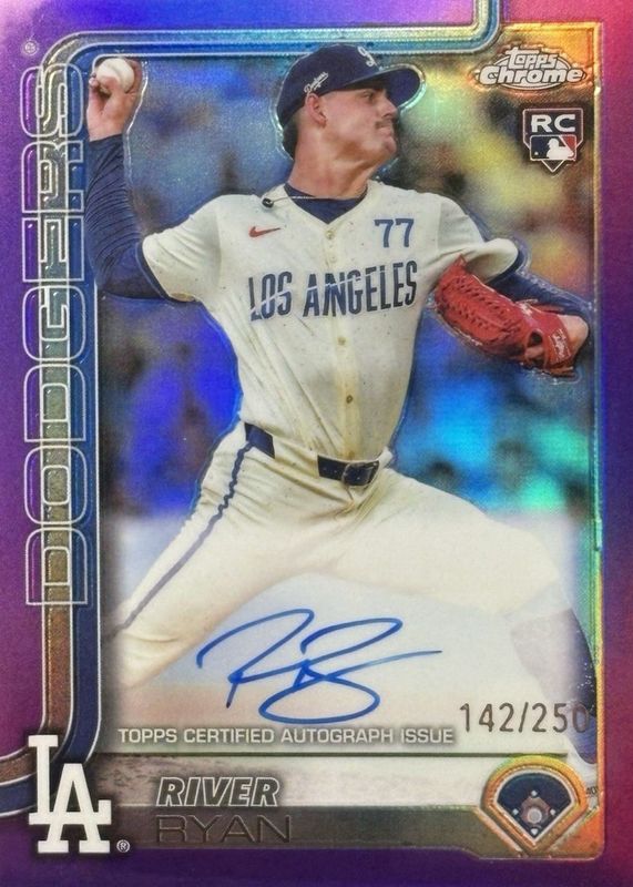 2025 Topps Chrome #RA-RR Rookie Autographs - Purple Refractor /250