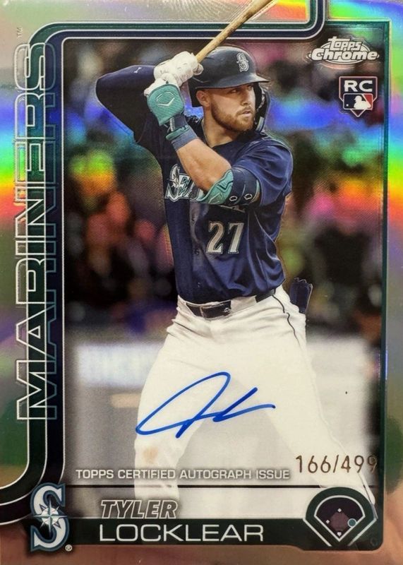 2025 Topps Chrome #RA-TL Rookie Autographs - Refractor /499