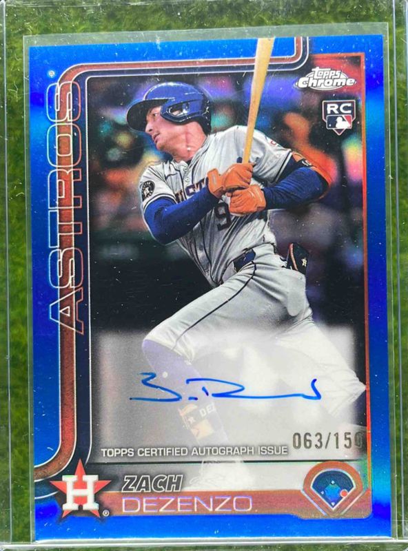 2025 Topps Chrome #RA-ZD Rookie Autographs - Blue Refractor /150