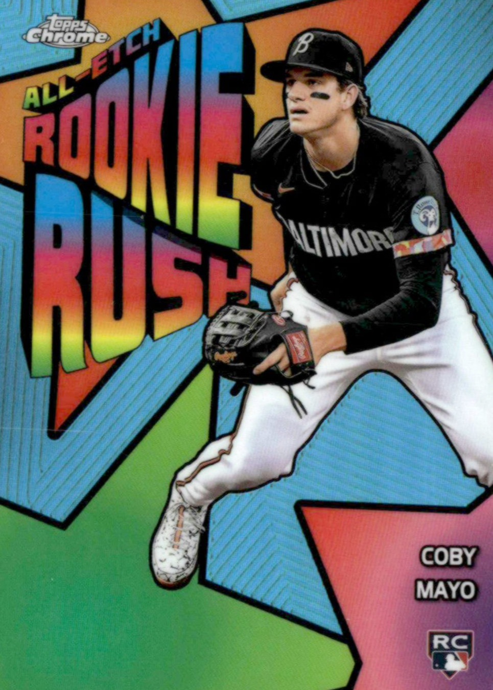 Coby Mayo 2025 Topps Chrome #CERR-2 All-Etch Rookie Rush Price Guide ...