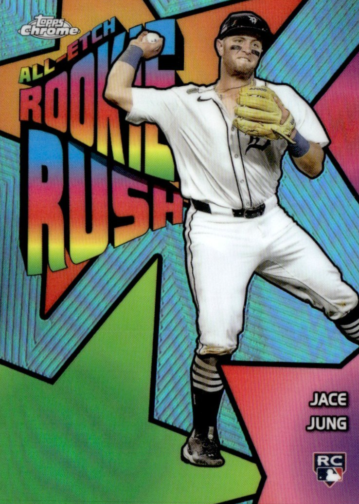 jungページ2 Jace Jung 2025 Topps Chrome #CERR-4 All-Etch Rookie Rush