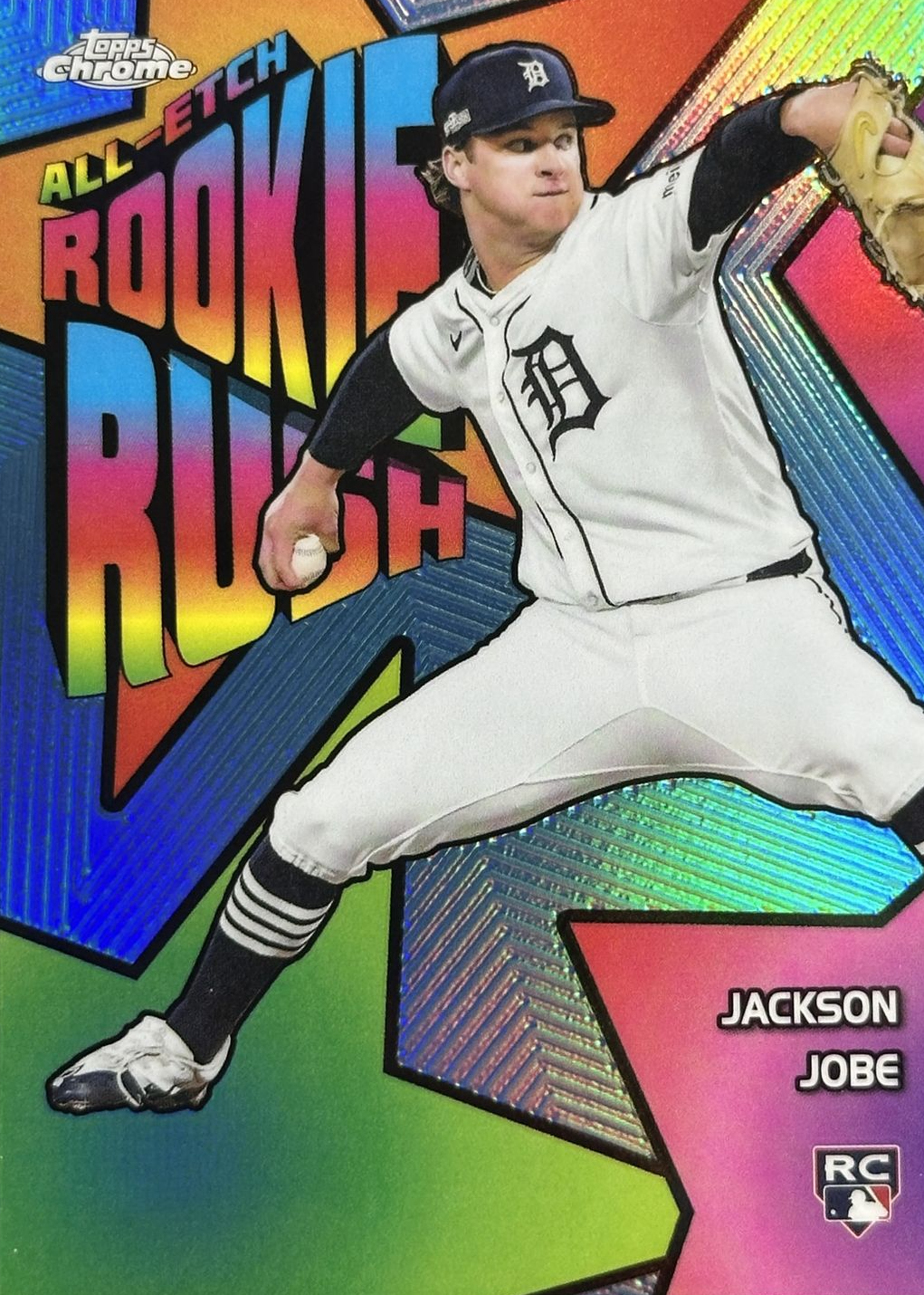 Jackson Jobe 2025 Topps Chrome #CERR-5 All-Etch Rookie Rush Price Guide ...