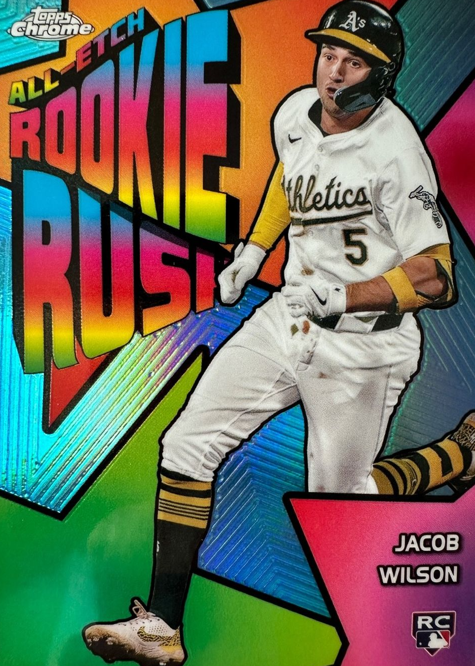 Jacob Wilson 2025 Topps Chrome #CERR-6 All-Etch Rookie Rush Price Guide ...