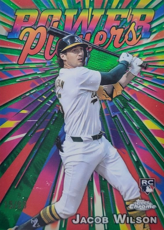 Jacob Wilson 2025 Topps Chrome #PP-22 Power Players - Green