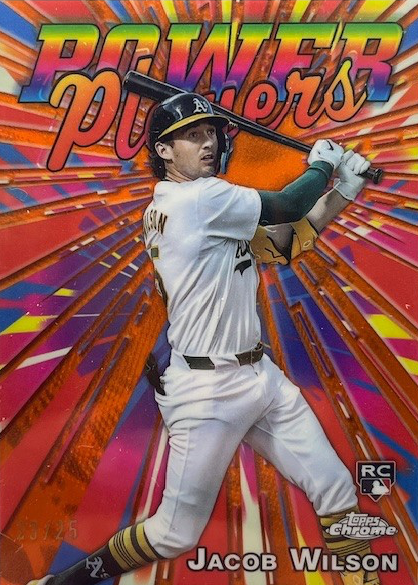 Jacob Wilson 2025 Topps Chrome #PP-22 Power Players - Orange