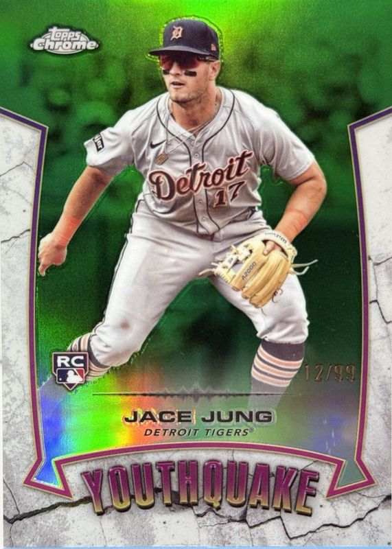 2025 Topps Chrome #YQ-4 Youthquake - Green Refractor /99