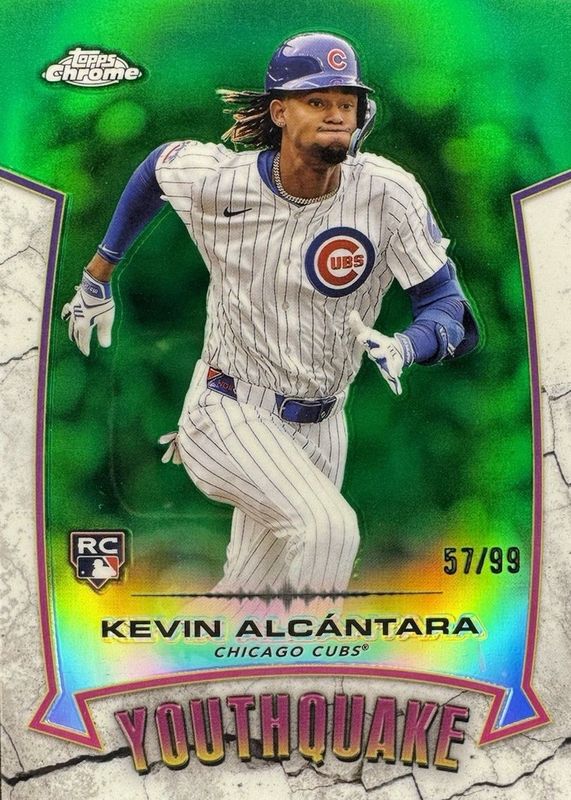 2025 Topps Chrome #YQ-8 Youthquake - Green Refractor /99