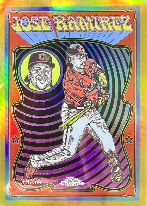 2025 Topps Chrome #UV-9 Ultraviolet All-Stars - Gold Refractor /50