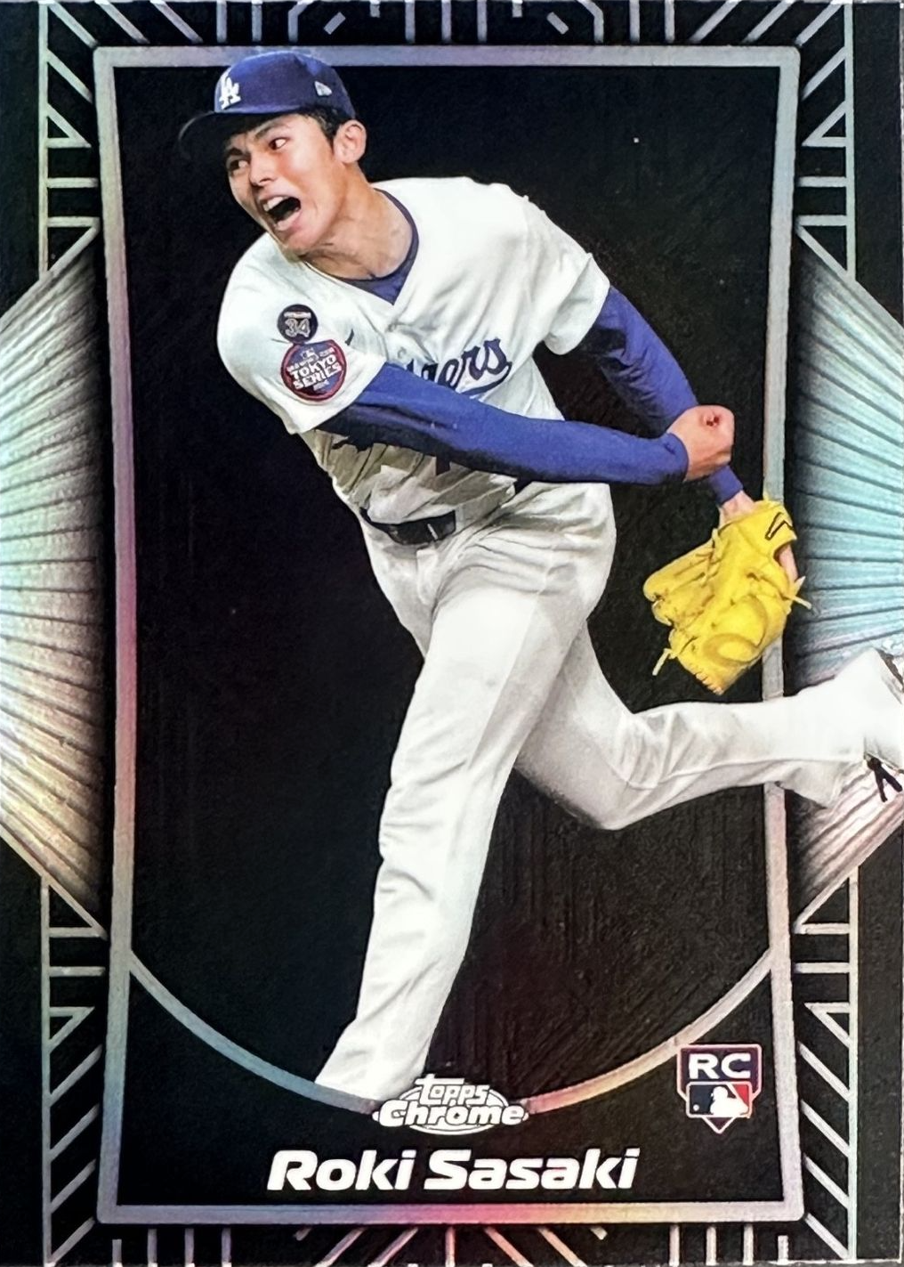 スケッチカード Roki Sasaki 2025 Topps Chrome #SE-15 Shadow Etch Price Guide