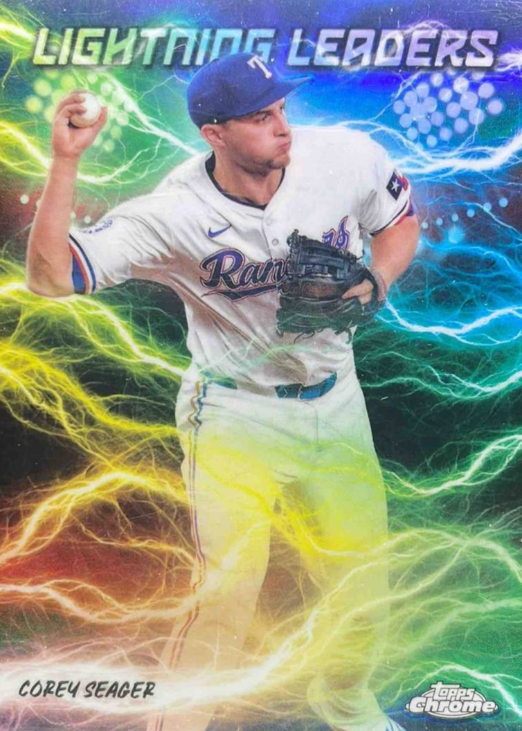Corey Seager 2025 Topps Chrome #LL-9 Lightning Leaders /(SSP