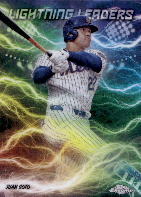 Juan Soto 2025 Topps Chrome #LL-8 Lightning Leaders /(SSP