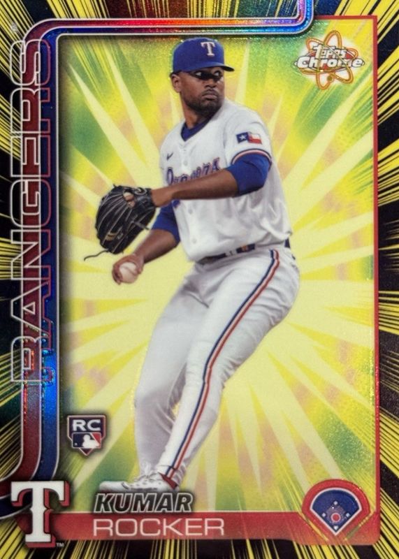 Kumar Rocker 2025 Topps Chrome #RR-9 Radiating Rookies /(SSP) RAW