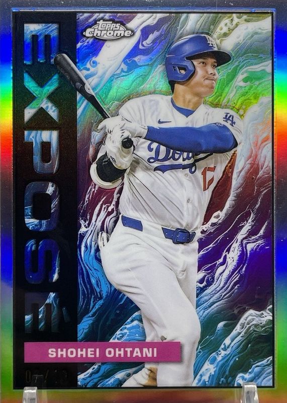 Shohei Ohtani 2025 Topps Chrome #TCE-11 Expose /10 RAW