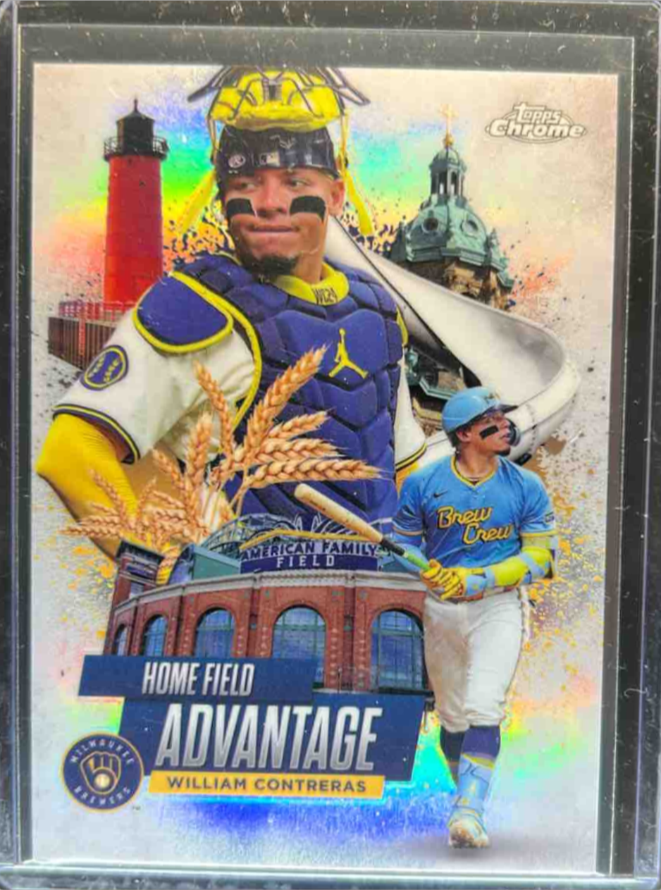 William Contreras 2025 Topps Chrome #HA-30 Home Field Advantage