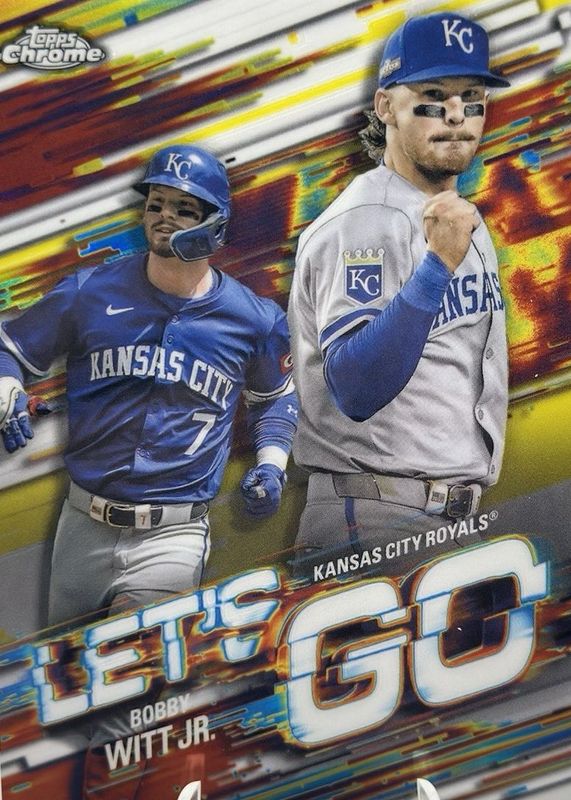 Bobby Witt Jr. 2025 Topps Chrome #LGC-12 Let's Go /(SSP) RAW
