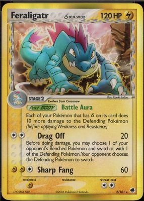 2006 EX: Dragon Frontiers #002/101 Holo