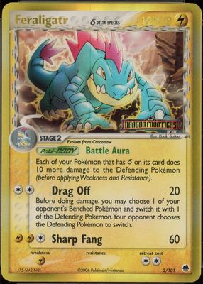 2006 EX: Dragon Frontiers #002/101 Reverse Holo