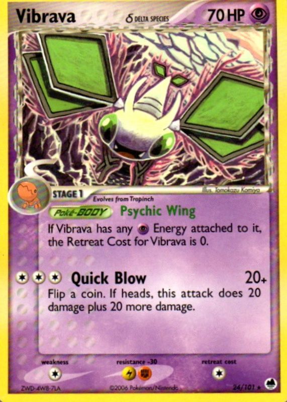 2006 EX: Dragon Frontiers #024/101 Base