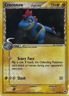 2006 EX: Dragon Frontiers #027/101 Base