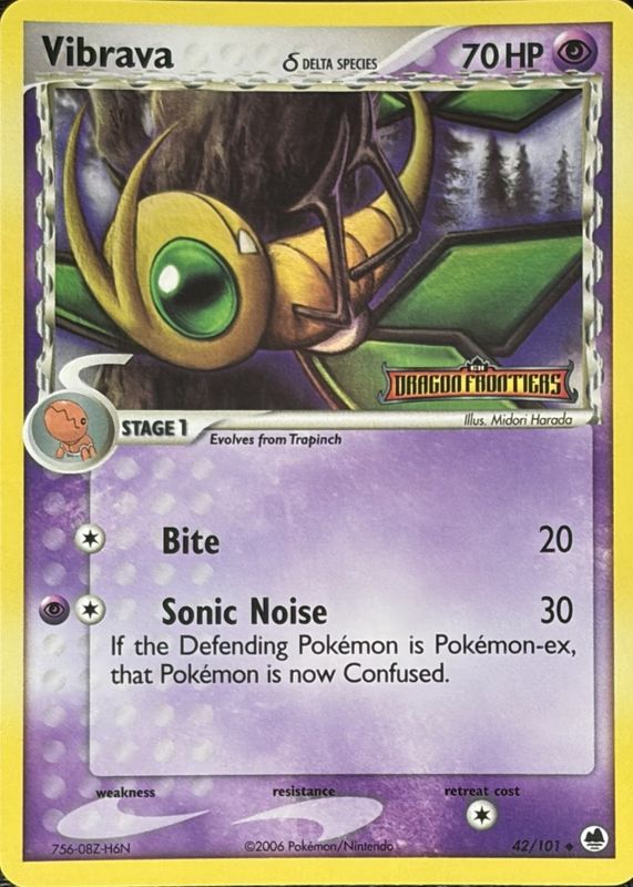 2006 EX: Dragon Frontiers #042/101 Reverse Holo