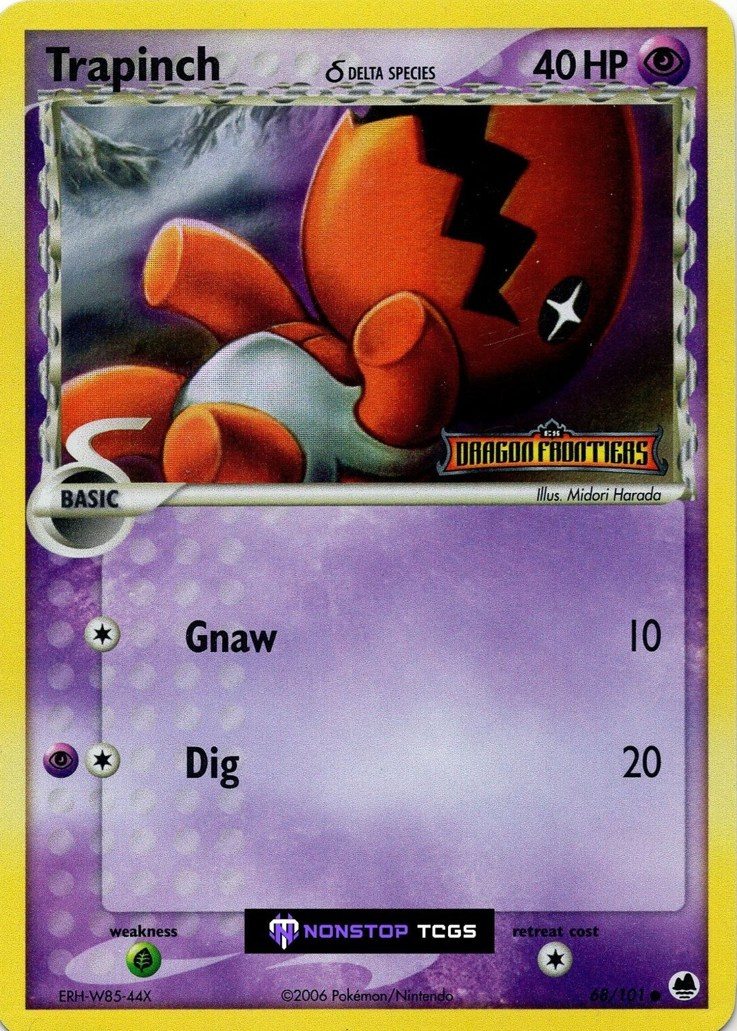 trapinch pokemon card value - Diamond & Pearl - EX Power Keepers - Fighting Fighting Lands Pulse (10+) If a Stadium is in play Pokemon Single Card Sun AND