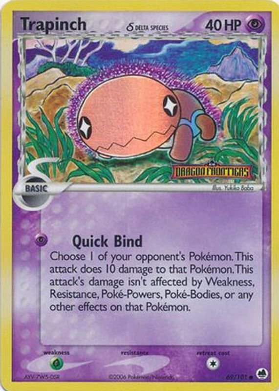 2006 EX: Dragon Frontiers #069/101 Reverse Holo