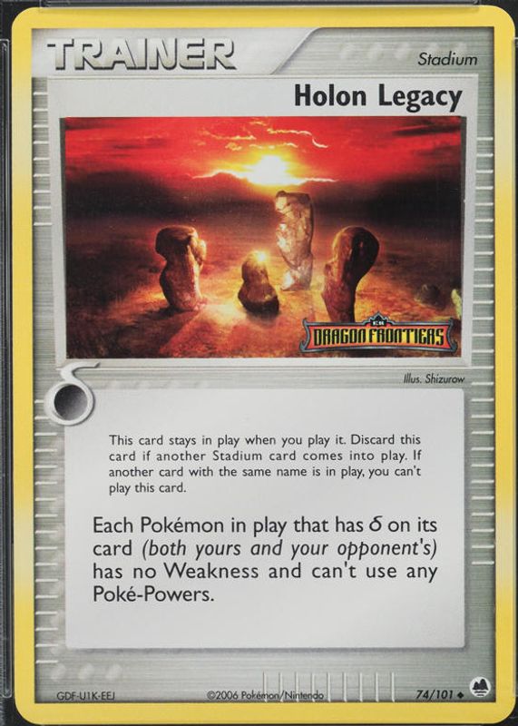 2006 EX: Dragon Frontiers #074/101 Reverse Holo