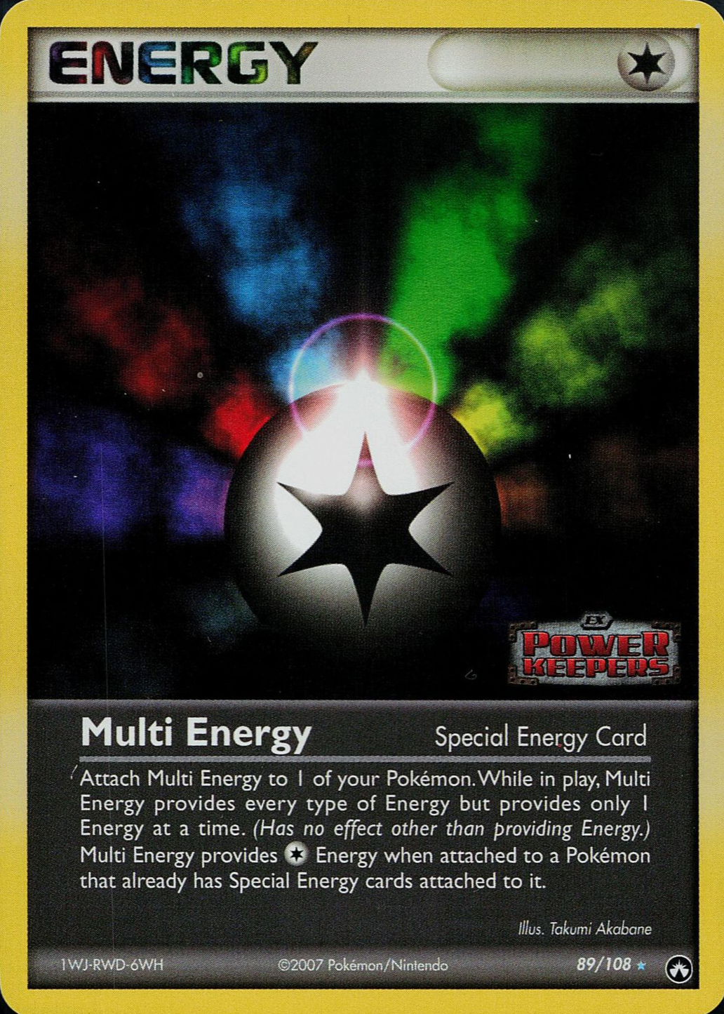 pokemon multi energy card Special Set - Rapid Strike Energy - 140/163 - Battle Styles - Sword & Shield Multi Energy provides every type of Energy but provides only 1 Energy at a time A tiny masterpiece? Yes, please.